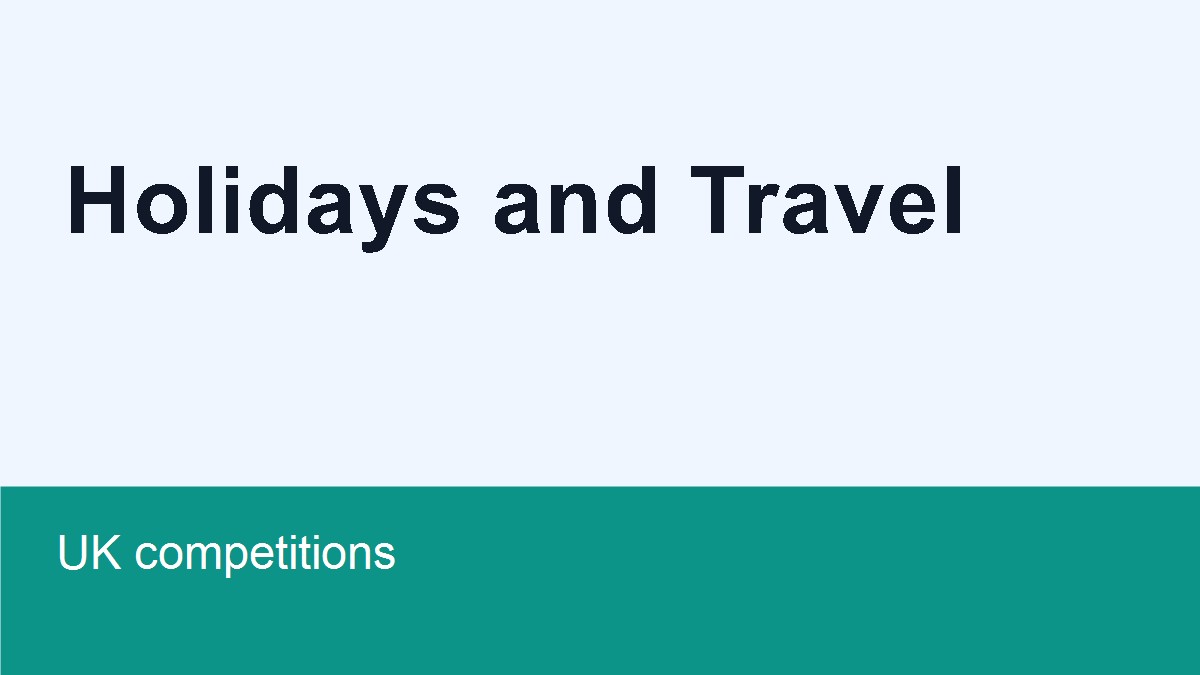 Best Holiday Competitions UK
